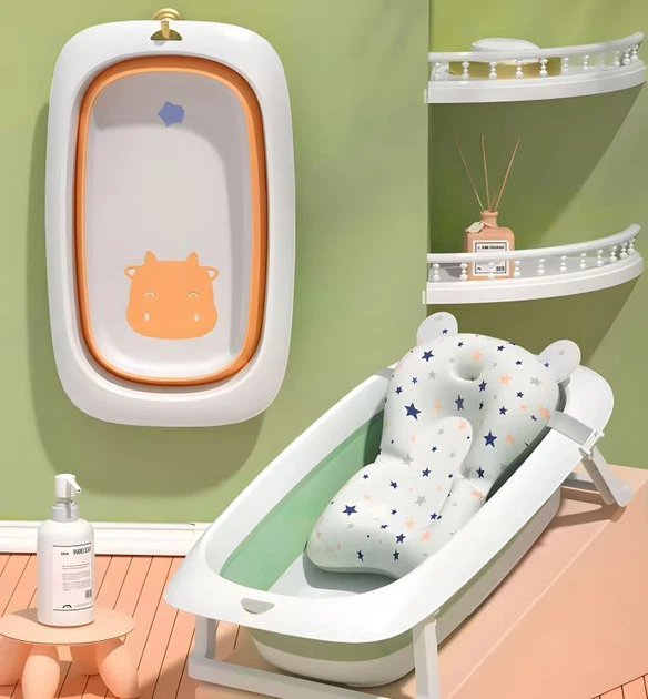 Ванночка для младенцев EcoToys Care Green с матрасиком (HA-B31 GREEN) - изображение 10