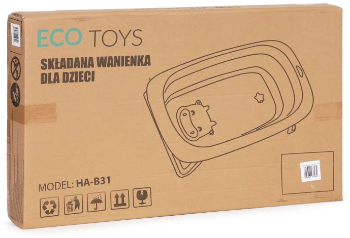Ванночка для младенцев EcoToys Care Green с матрасиком (HA-B31 GREEN) - изображение 12