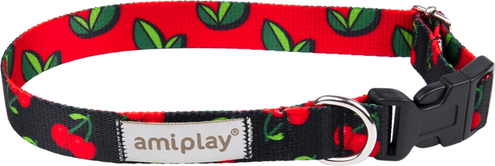 Obroża Amiplay BeHappy Cherry regulowana XL (5907563282360) - obraz 1