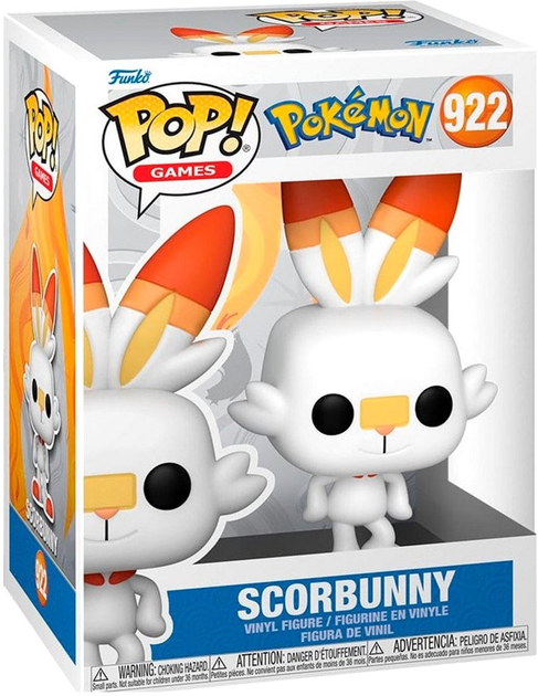 Фігурка Funko POP Games: Pokemon - Scorbunny (5908305243991) - зображення 1