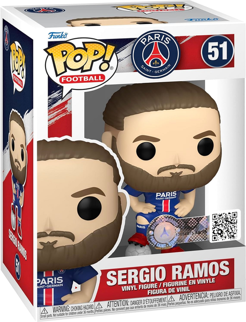 Figurka Funko POP Football: PSG - Sergio Ramos (5908305240129) - obraz 1