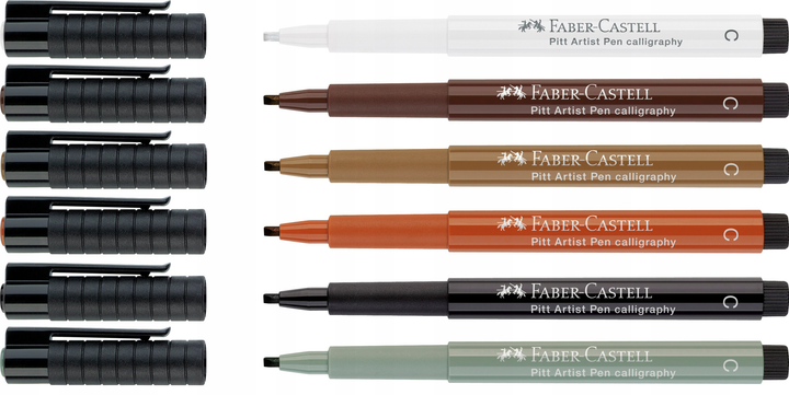 Набір лайнерів Faber-Castell для каліграфії 6 шт (4005401675068) - зображення 2