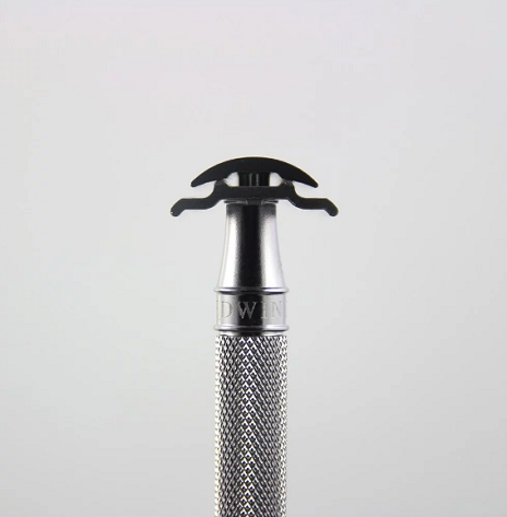 Бритва для гоління Т-подібна Edwin Jagger Safety Razor 3ONE6 Stainless Steel Knurled - изображение 3