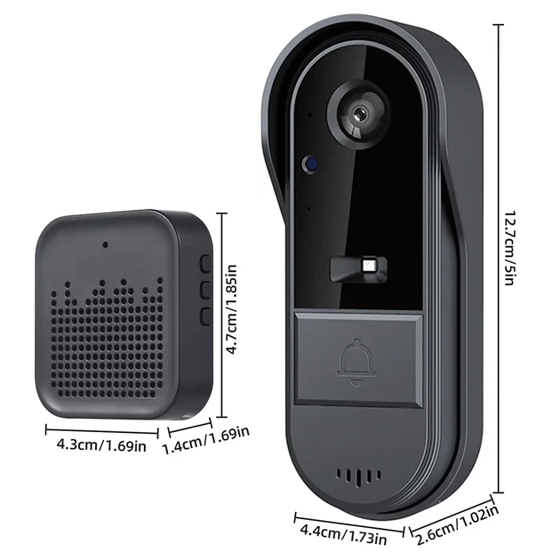 Умный дверной звонок с камерой U&P M9 Wi-Fi Tuya Black (PRN-M9T-BK) - изображение 7