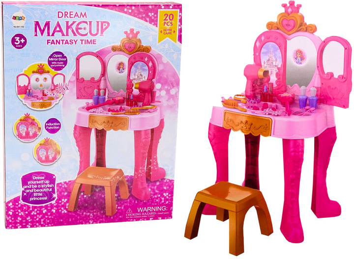 Туалетний столик LEAN Toys Dream Make Up Fantasy Time з датчиком жестів (5905991005827) - зображення 2