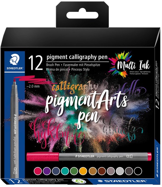 Zestaw markerów Staedtler Pigment Arts 12 szt (4007817098905) - obraz 1