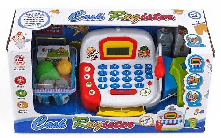 Касовий апарат Adar Cash Register з дисплеєм та аксесуарами (5901271198296) - зображення 1