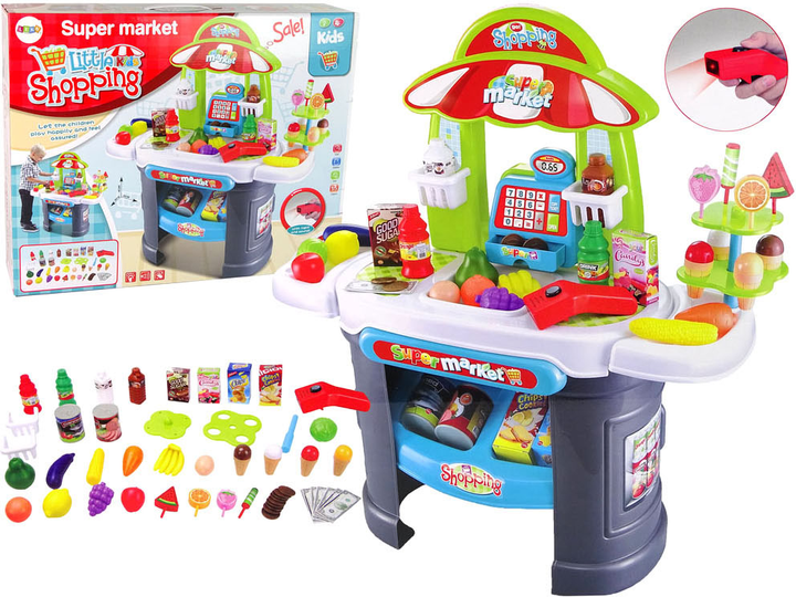 Supermarket LEAN Toys Kasa fiskalna z akcesoriami (5904665998939) - obraz 2