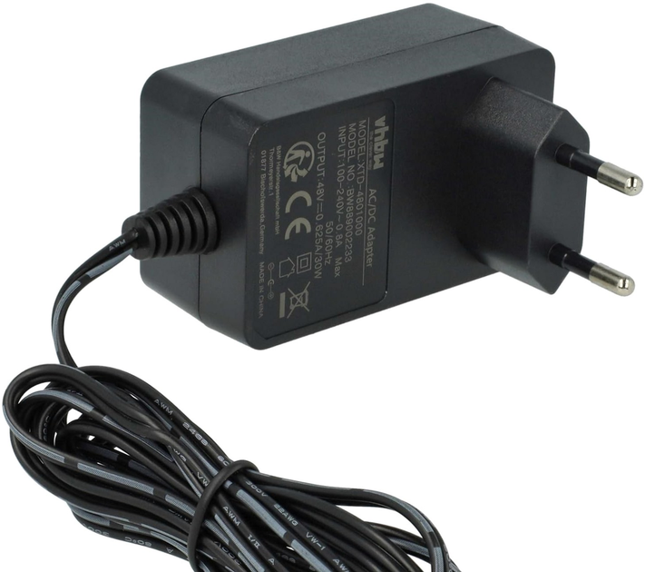 Мережевий зарядний пристрій Mitel для IP телефонів Mitel 6700 Series Black (50006824) - зображення 7