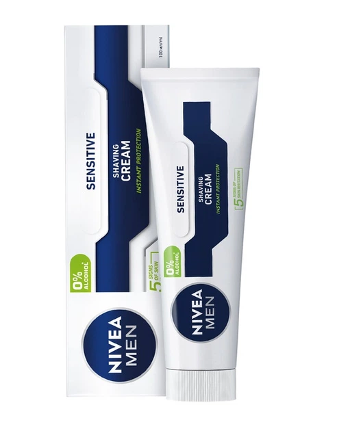Крем для бритья Nivea Men для чувствительной кожи с экстрактом ромашки и витамином Е 100 мл (4005808588671) - изображение 2