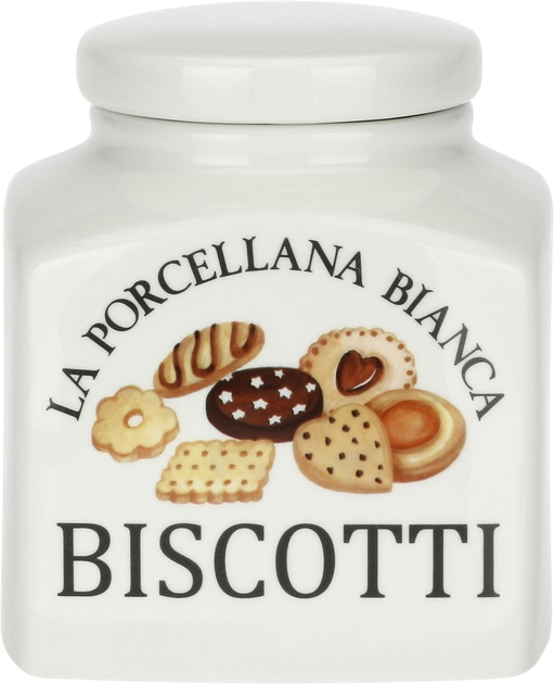 Pojemnik na ciastka La Porcellana Bianca Conserva Bialy 3.5 l (8027549002632) - obraz 1