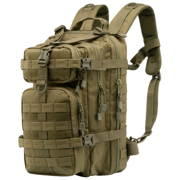 Рюкзак тактичний 2E 25L Molle зелений - зображення 1