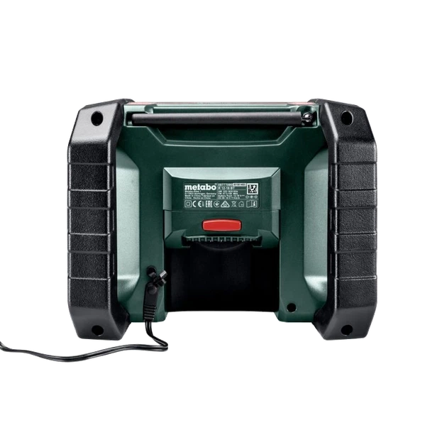 Радиоприемник Аккумуляторный Metabo R 12-18 BT (600777850) - Фото 3 Радиоприемник Аккумуляторный Metabo R 12-18 BT (600777850) - изображение 3
