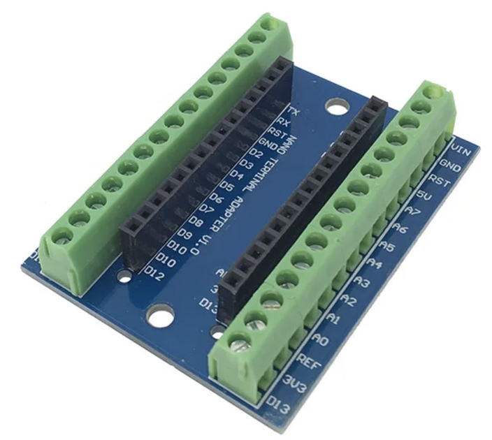 Плата адаптер расширения Arduino NANO v1.0 - плата полностью собранная - Фото 3 Плата адаптер расширения Arduino NANO v1.0 - плата полностью собранная - изображение 3