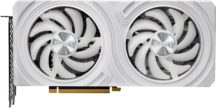 Видеокарта Palit PCI-E GeForce RTX4070 12GB DDR6 Dual OC White (NE64070S19K9-1048L) - изображение 1