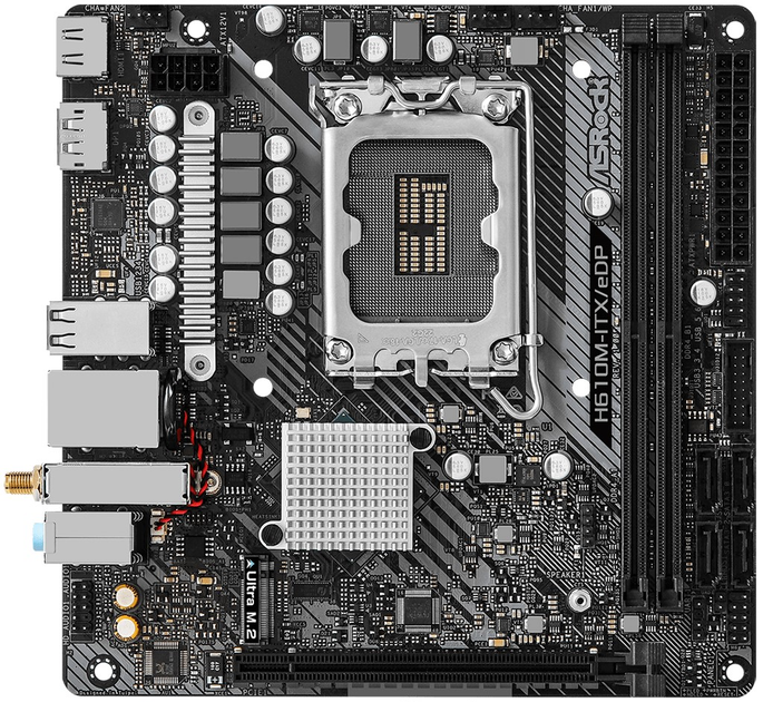 Материнская плата ASRock H610M-ITX/eDP - изображение 1
