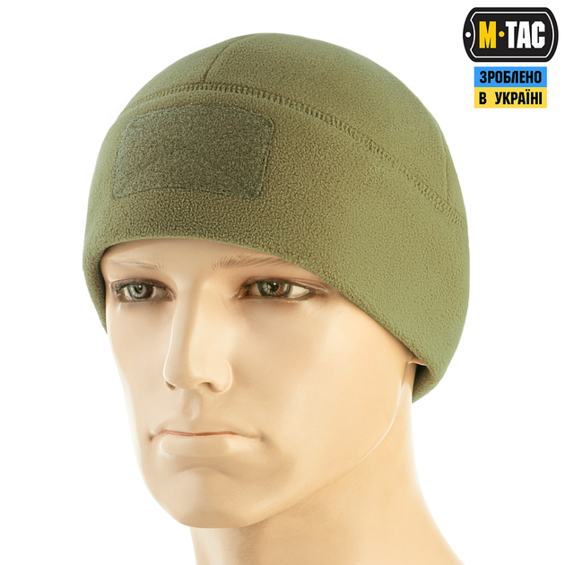 Шапка M-Tac Watch Cap Elite фліс (320г/м2) с липучкой L Tan - изображение 1