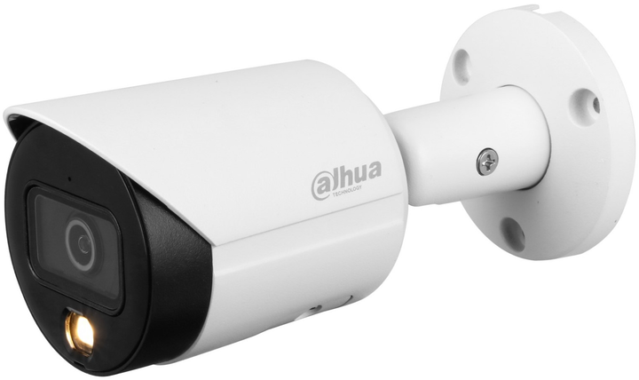 IP-камера Dahua 2MP Lite Full-color Fixed-focal Bullet Network White (DH-IPC-HFW2239SP-SA-LED-S2) - зображення 2