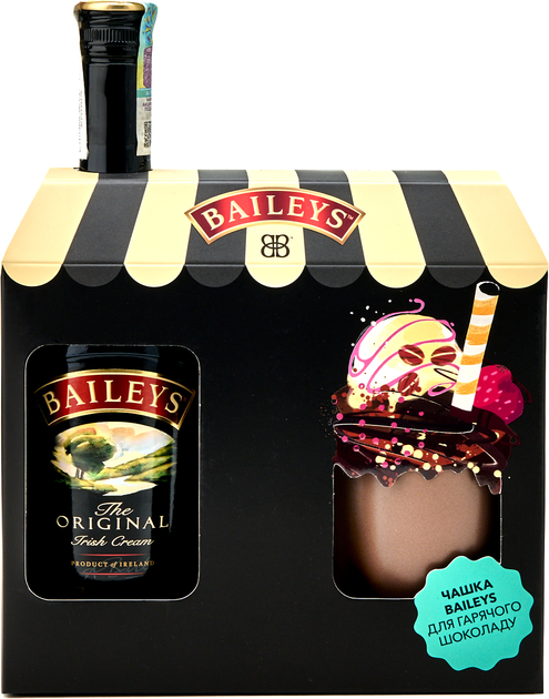 Ликер Baileys Original 0.7 л 17% + чашка в подарочной упаковке (4820178651332) - изображение 1