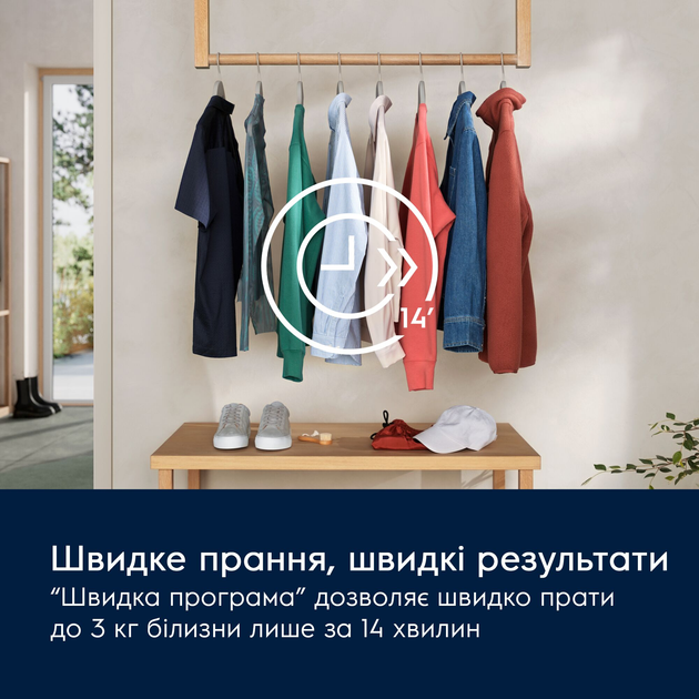 Стиральная машина полногабаритная Electrolux 600 SensiCare EW6F2281U + Сушильный автомат Electrolux EW6D283YU + Соединительная планка Electrolux E1WYHSK1 (комплект) - изображение 5