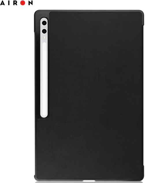 Чехол для планшета Airon Premium для Samsung Galaxy tab S10 Ultra 14.6" 2024 с защитной пленкой и салфеткой Black (4822356758484) - изображение 3