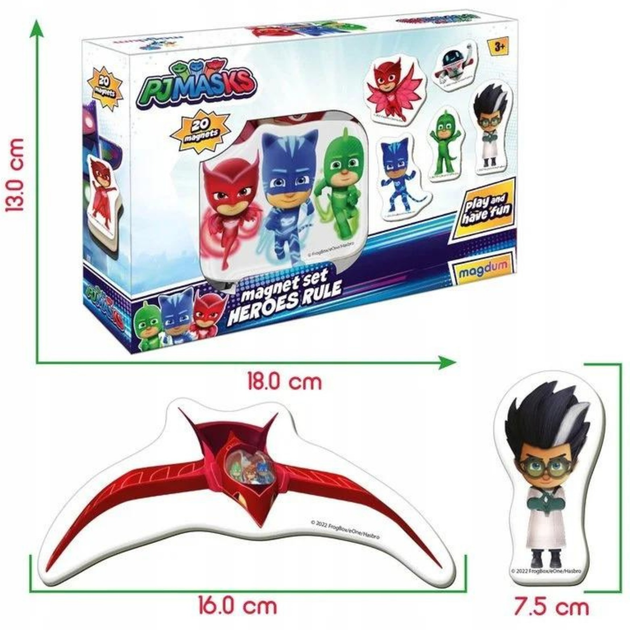 Zestaw zabawek Magdum PJ Masks Zasady bohaterów ME5031-32 (4820215154505) - obraz 4