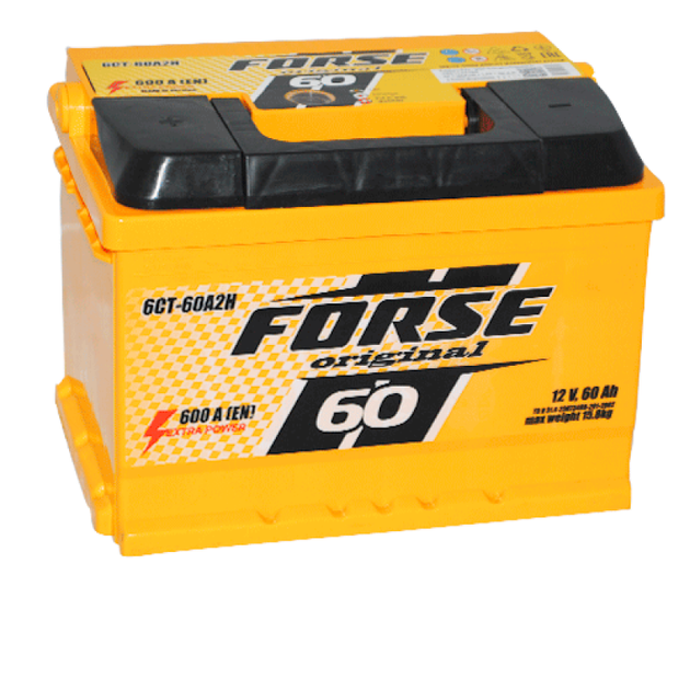 Аккумулятор автомобильный Forse 60Ah 600A L+368-16 - изображение 4