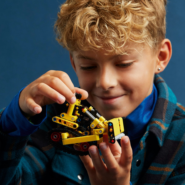 Zestaw klocków LEGO Technic Buldożer do ciężkich prac 195 elementów 4 szt (42163) - obraz 8