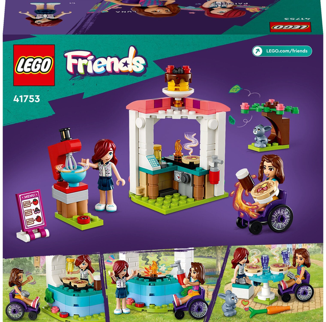 Zestaw klocków LEGO Friends Sklep z naleśnikami 157 elementów 4 szt (41753) - obraz 2