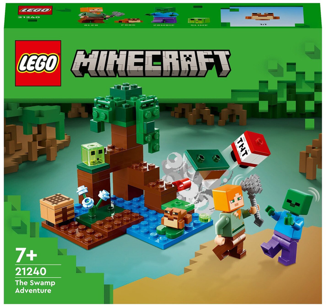 Набір конструктора LEGO Minecraft The Swamp Adventure 65 деталей 4 шт (21240) - зображення 1