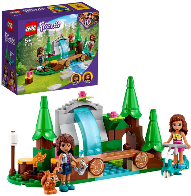 Набір конструктора LEGO Friends Forest Waterfall 93 деталі 4 шт (41677) - зображення 1