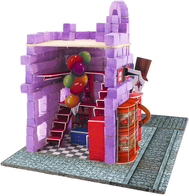 Klocki drewniane Trefl Brick Trick Harry Potter Dowcipy Weasleyów 210 elementów (5900511616019) - obraz 4