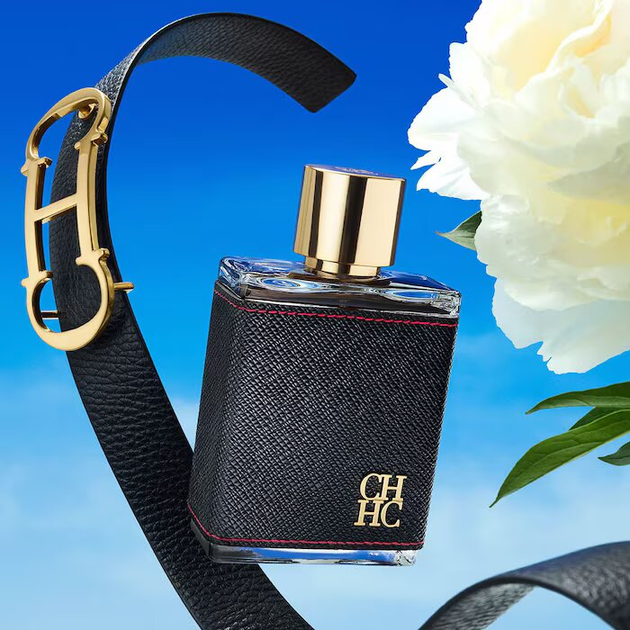 Zestaw prezentowy dla mężczyzn Carolina Herrera Ch Men Woda toaletowa 100 ml + Miniaturka Woda toaletowa 10 ml + Balsam po goleniu 100 ml (8411061102091) - obraz 5