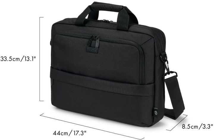 Torba na laptopa Dicota Eco Top Traveller CORE 15-17.3" Black (D32035-RPET) - obraz 8