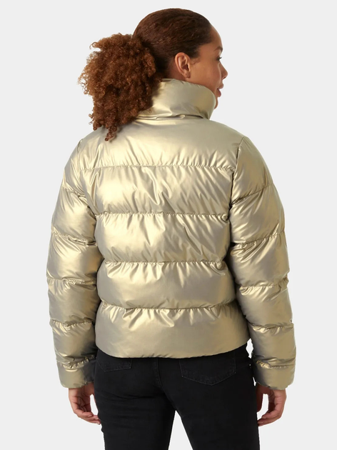 Куртка зимняя короткая женская Helly Hansen Jade Puffer Jacket 53109-787 S Золотая (7040059360017) 