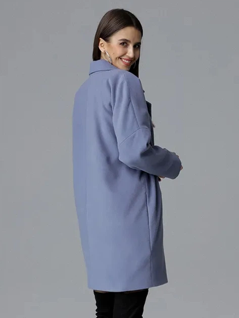 Płaszcz damski Figl M623 XL Niebieski (5902194357319) - obraz 2