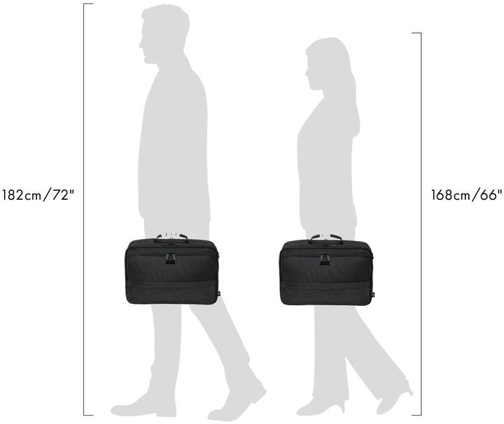 Torba na laptopa Dicota Eco Multi Twin CORE 14-16" Black (D32032-RPET) - obraz 12