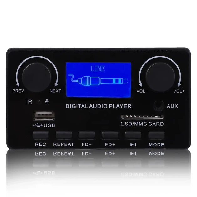 Аудиоплеер автомобильный D008BT, 12В с Bluetooth MP3/WMA/WAV/FLAC - изображение 2