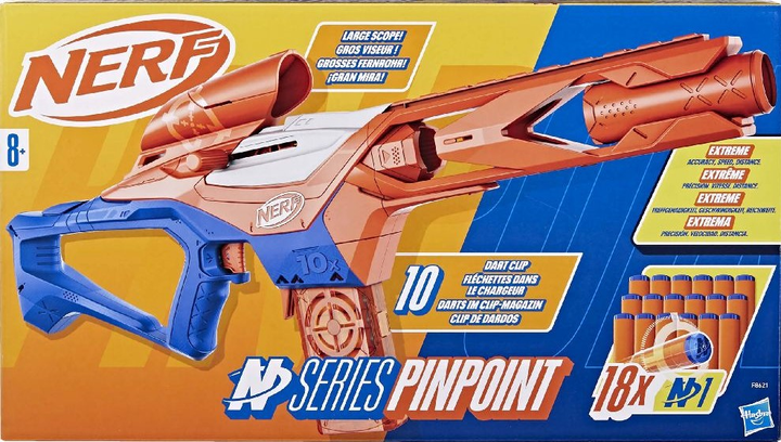 Бластер Hasbro Nerf N Series Pinpoint + стріли F8621 (5010996207180) - зображення 1