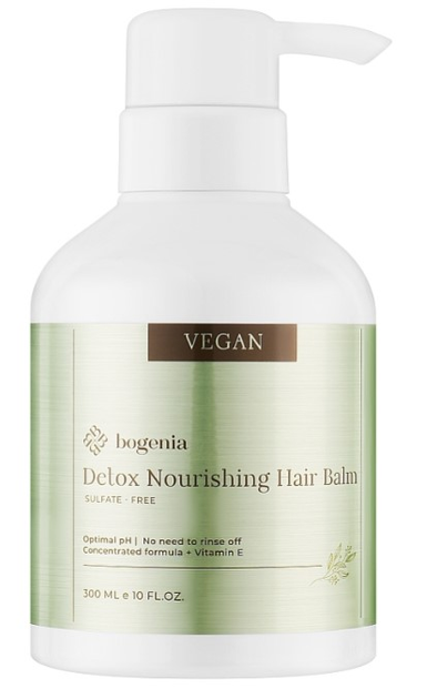 Питательный бальзам для волос Bogenia Vegan Detox, 300 мл 