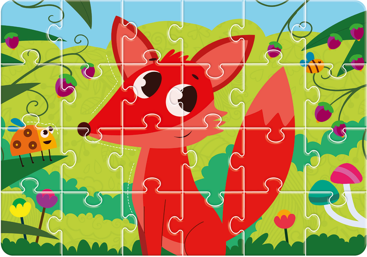 Puzzle Roter Kafer Lis 21 x 30 cm 24 elementy (RK1130-03) (5903858960623) - obraz 3