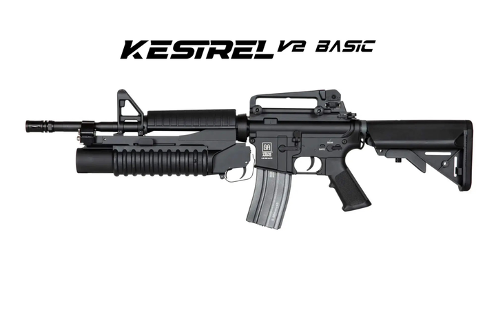 Страйкбольна штурмова гвинтівка Specna Arms SA-G01 One Kestrel ETU Black - изображение 1