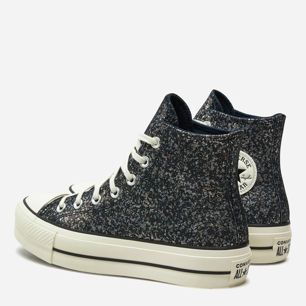 Женские кеды высокие Converse Ctas Lift Hi A09551C 37 (6.5US) 23.5 см Черные (194435165929) - изображение 4