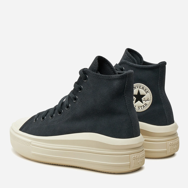 Женские кеды замшевые высокие Converse Ctas Move Hi A11146C 36.5 (6US) 23 см Темно-синие (194435172507) - изображение 3