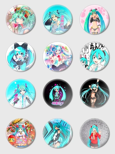 Значки аниме Треос Хацуне Мику (Hatsune Miku) 2 - набор 12 шт. (Арт. 135319) - Фото 1 Значки аниме Треос Хацуне Мику (Hatsune Miku) 2 - набор 12 шт. (Арт. 135319) - изображение 1