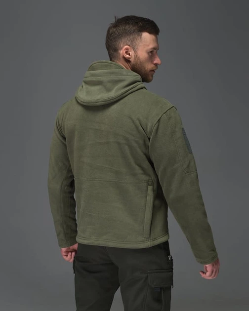 Кофта флісова BEZET Unbreak хакі - XL - Фото 2 Кофта флісова BEZET Unbreak хакі - XL - зображення 2