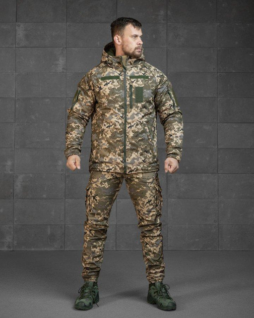 Тактичний зимовий костюм SoftShell Omni-Heat L піксель (89888) - зображення 1