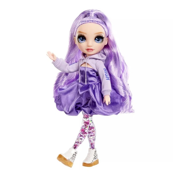 Кукла RAINBOW HIGH с артикуляцией серии "Sparkle & Shine" Виола с аксессуарами 28 см - Фото 3 Кукла RAINBOW HIGH с артикуляцией серии "Sparkle & Shine" Виола с аксессуарами 28 см - изображение 3