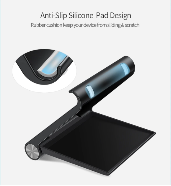 Подставка держатель на стол для мобильного телефона, смартфона, планшета Desk Holder Черный - изображение 3