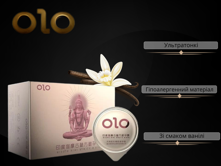 Набір презервативів OLO Gold Budda 10 шт + Benefit 10 шт + Red Silver 10 шт (ROZ6501052025) - зображення 2